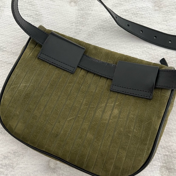 Clare V Olive Green Suede Fanny Pack - Picture 6 of 10